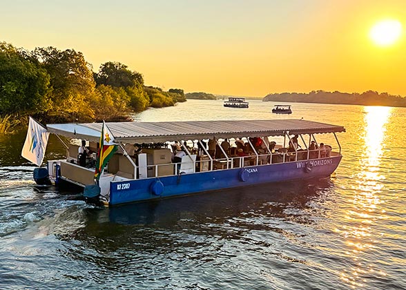 Enjoy River Views and Golden Sunset in Zambabwe