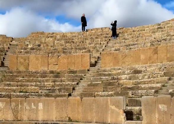 Amphitheater of Timgad Roman Ruins