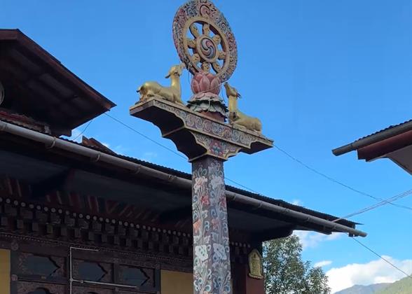 Zilukha Nunnery in Zilukha, Thimphu
