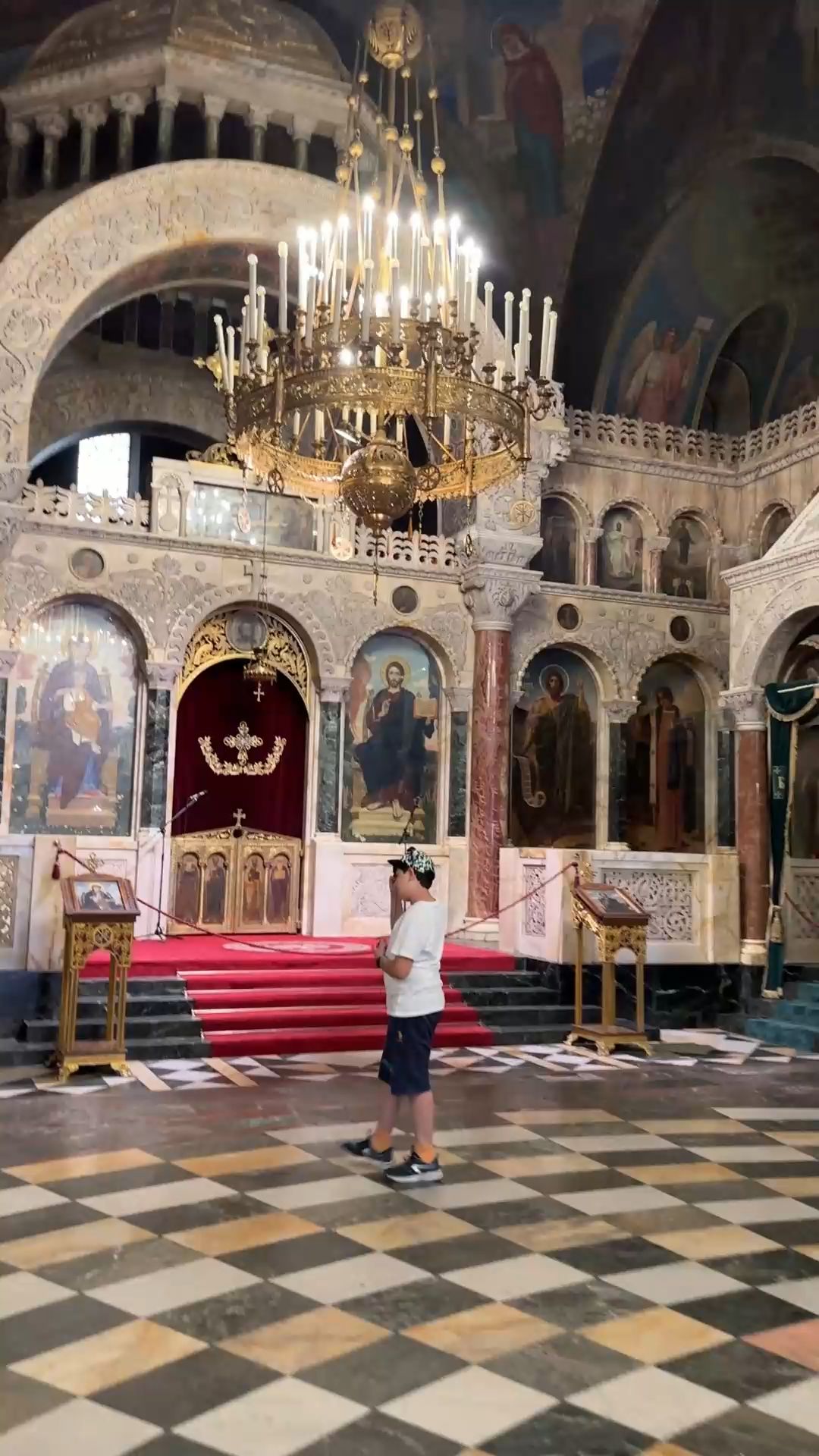 Splendid Interior of St. Alexander Nevsky Cathedral
