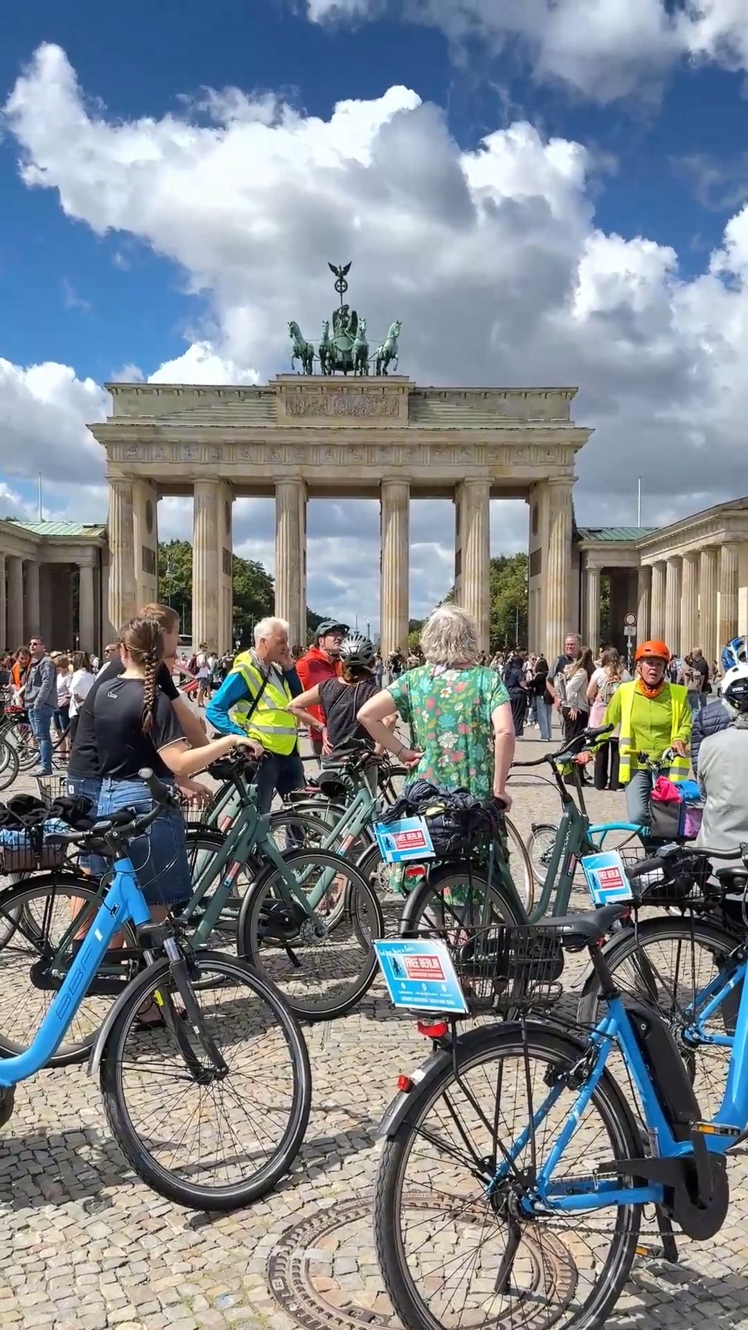 In Front of Brandenburg Gate