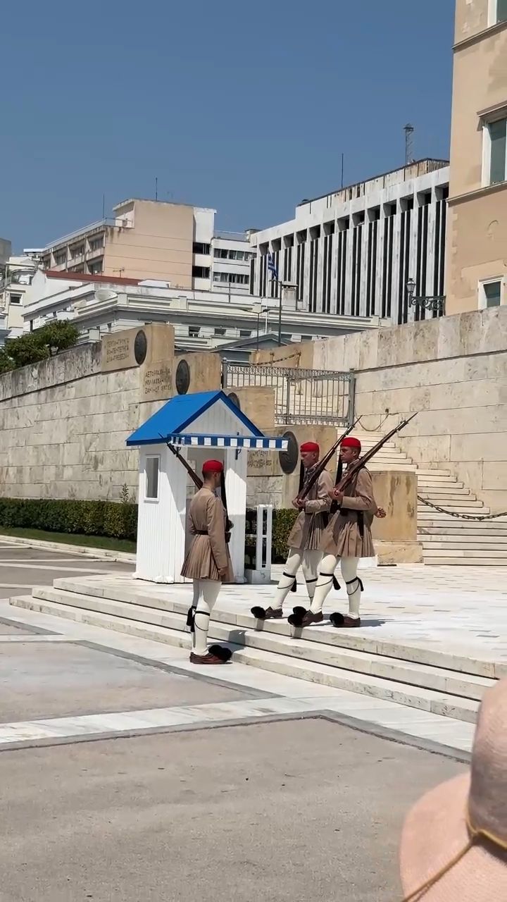 Changing of Guard at Syntagma Square