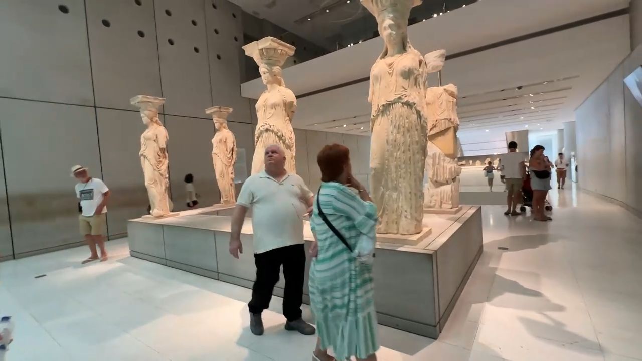 Sculptures in Acropolis Museum