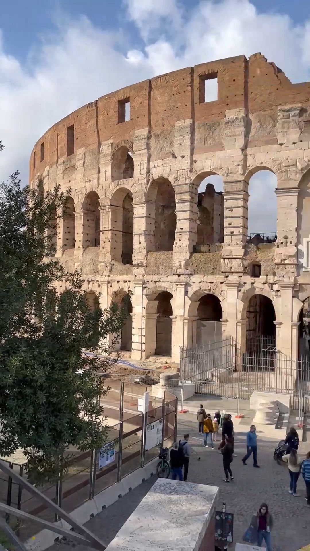 Go into Colosseum in Rome