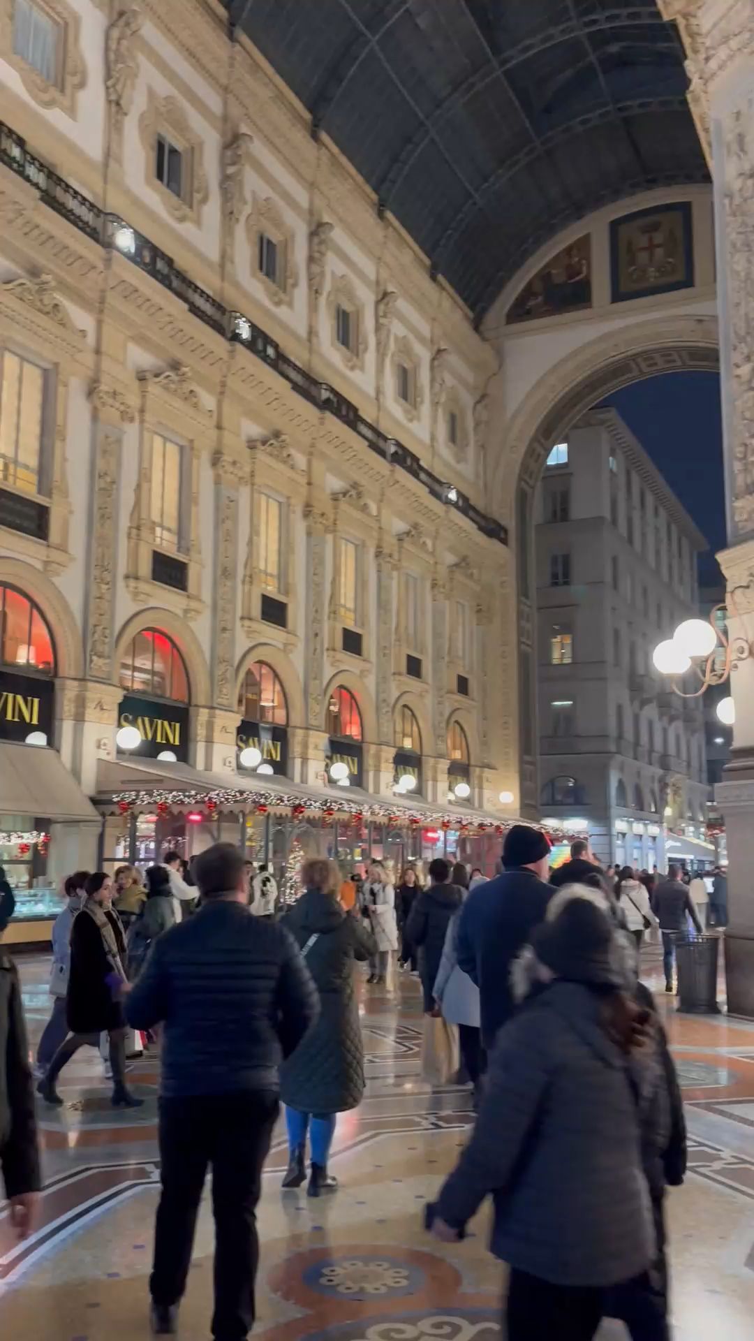 A Panorama of Galleria Vittorio Emanuele II