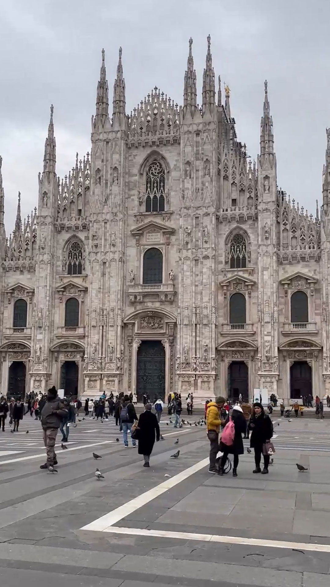 On the Square of Milan Cathedral