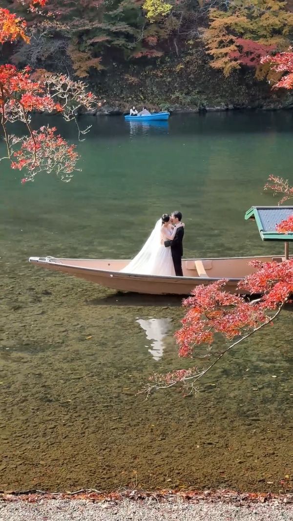 Sightseeing Boats on Hozugawa River, Arashiyama