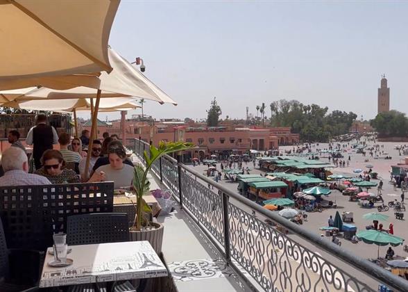 Overlook Jemaa el-Fna Square