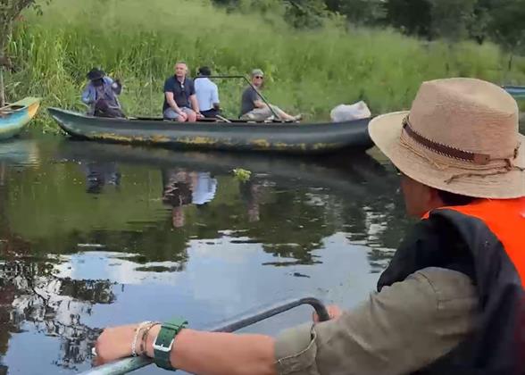 Boat Ride on Lakes, Hiriwadunna Rural Village